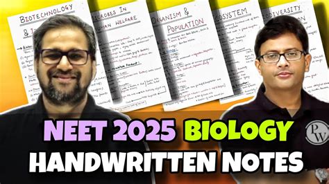 Biology Handwritten Notes Tarun Sir Md Sir Yakeen Neet