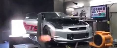 Hp Nissan Gt R Sets Dyno World Record Blows Stuff Off