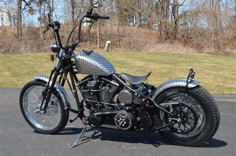 Biker Excalibur Ii Harley Evo Powered Softail Bobber By American