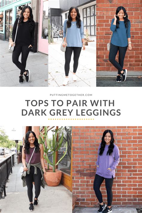 5 Outfits With Dark Grey Leggings (The SUPER SOFT and Buttery Leggings ...