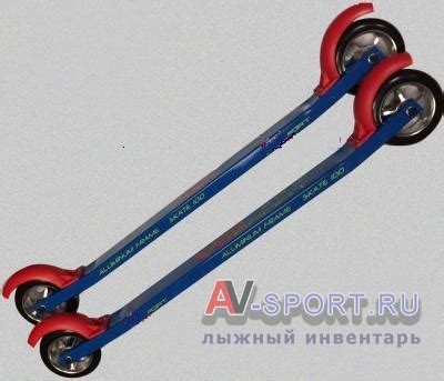 Купить лыжероллеры коньковые VIPSPORT (тип "Marve") каучук d-100*24мм ...