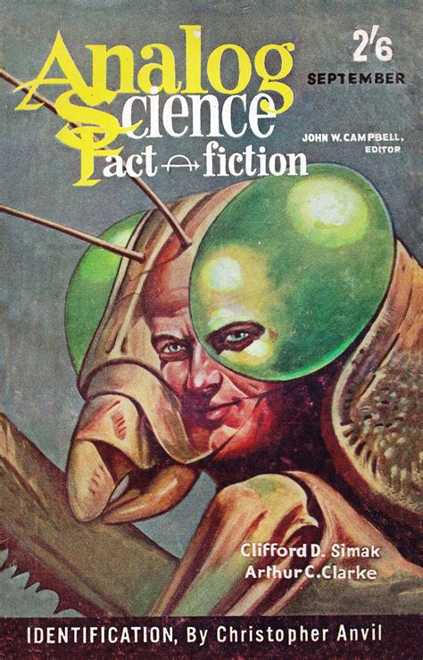 Analog Science Fact And Fiction Sept Cover Art By Schoenherr