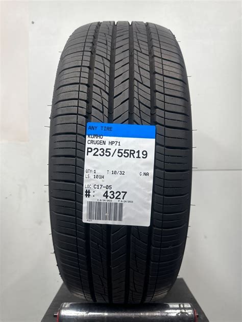 Used Kumho Crugen Hp P R H Ebay