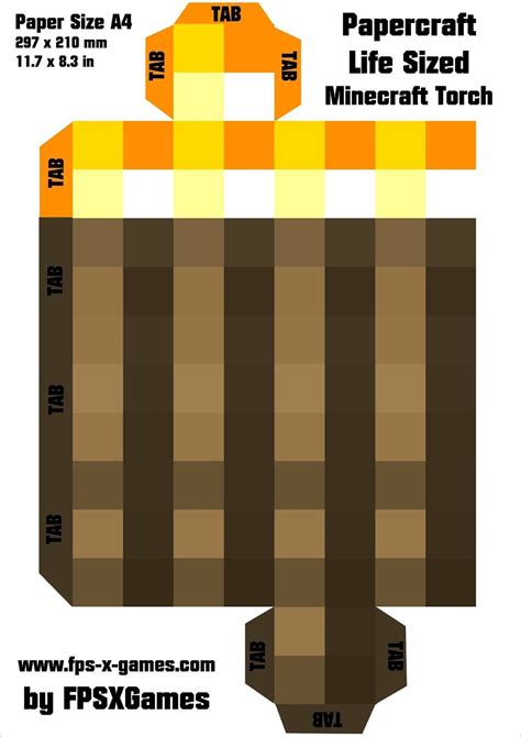 Minecraft Papercraft Templates