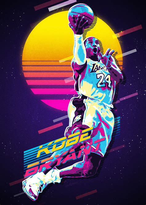 🔥 Free Download Kobe Retro In Lakers Bryant Poster By Ryanorr