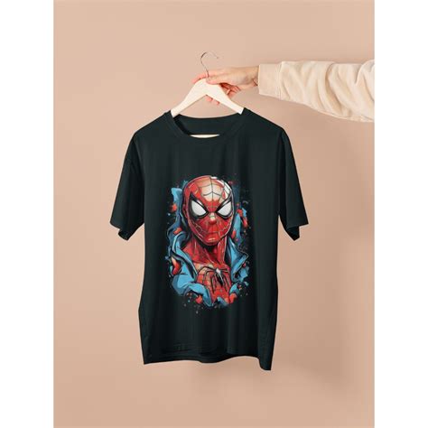 Camiseta Unissex Homem Aranha Herois Her I Algod O Shopee Brasil