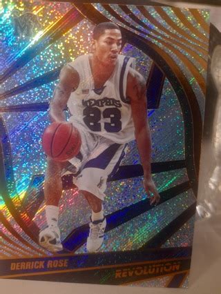 Free: Derrick Rose Memphis Tigers Retro Metallic Glitter /Bulls ...