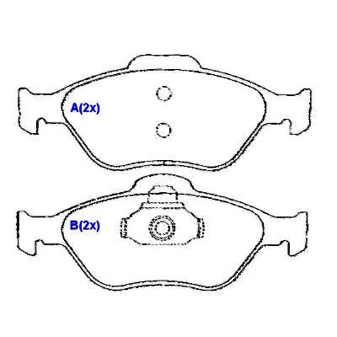 Pastilha De Freio Dianteira Ecosport Fiesta Fras Le