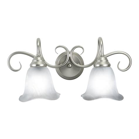 Lark Manor Bowker 2 Light Brushed Nickel Vanity Light Reviews Wayfair