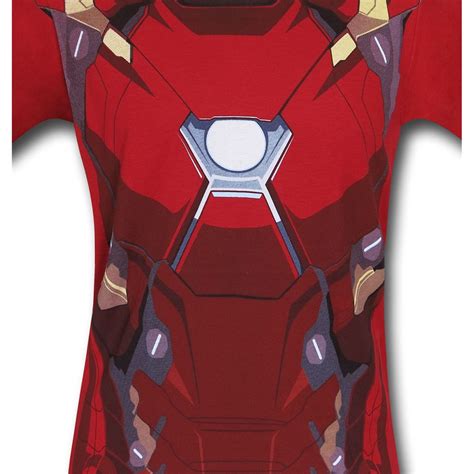 Captain America Civil War Iron Man Costume T Shirt