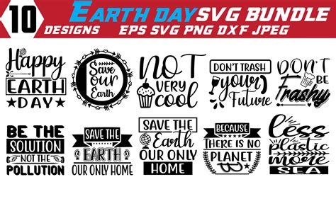 Earth Day Quotes Bundle Graphic by Graphic-style · Creative Fabrica