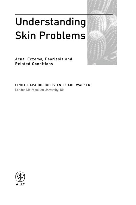 SOLUTION: Understanding skin problems acne eczema psoriasis and related