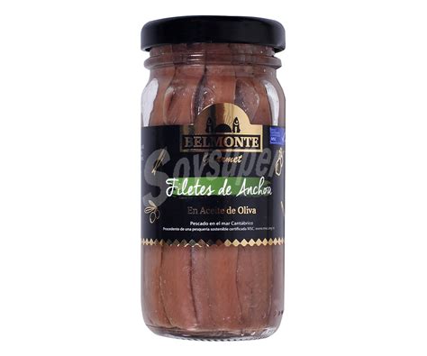 BELMONTE GOURMET Filetes de anchoa del Cantábrico en aceite de oliva