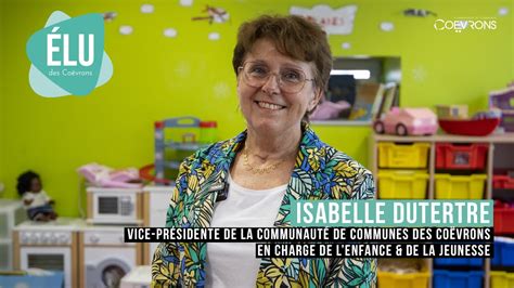 Lue Des Co Vrons Isabelle Dutertre Vice Pr Sidente En Charge De L