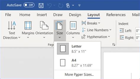 How To Change The Page Size In Word Excelnotes