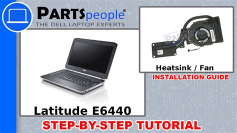 Dell Latitude E6440 Heatsink Fan How To Video Tutorial Youtube