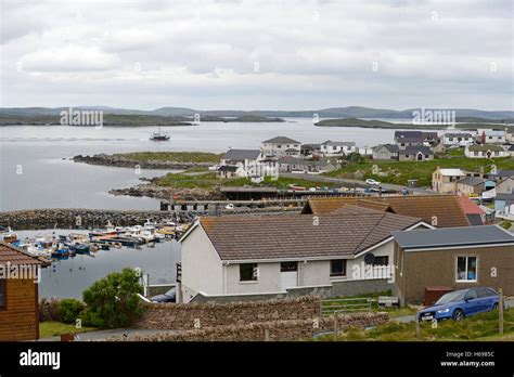 The Village Of Hamnavoe In Burra A Fishing Village On The Westside Of