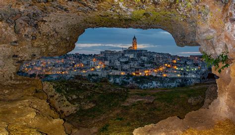 Matera from the Caves, Italy