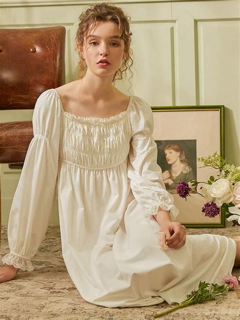 Vintage Victorian Cotton Nightgown French Nightgown Vintage Etsy