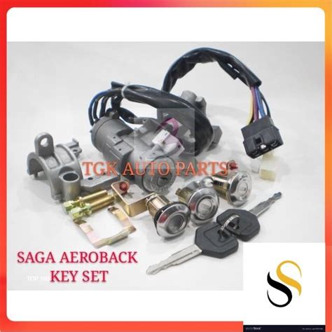 PROTON SAGA AEROBACK ISWARA AEROBACK STARTER KEY WITH DOOR KEY LOCK SET