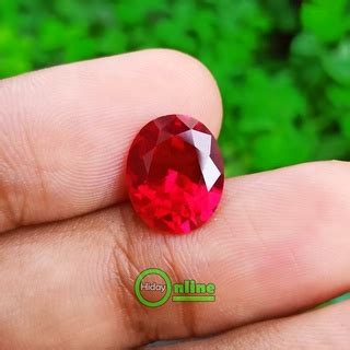 Jual Batu Merah Siam Bangkok Merah Siem Merah Delima Cutting Asli