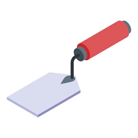 Flat Trowel Icon Isometric Style Vector Art At Vecteezy