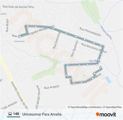 L Nea Horarios Paradas Y Mapas Unicesumar Para Amalia Actualizado