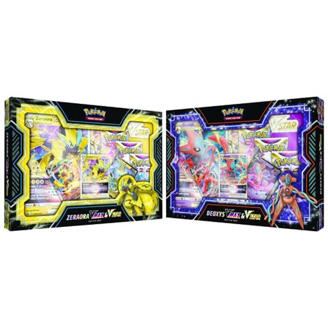 Coffret Pokémon JCC Combat VMAX VSTAR Deoxys VS Zeraora Asmodee