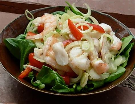 From Kirsten's Kitchen to Yours: Mixed Seafood and Red Pepper Salad