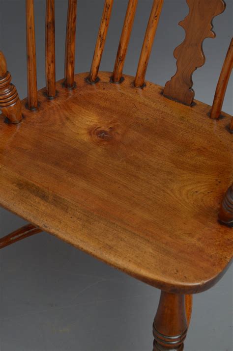 Victorian Yew Wood Windsor Chair As A Sn Antiques Atlas