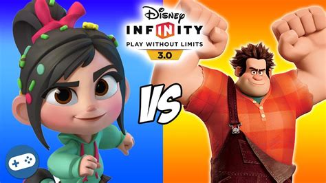 Disney Infinity Wreck It Ralph Vs Vanellope Von Schweetz Toy Box Versus