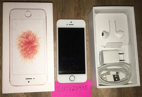 Apple Iphone Se St Gen Verizon Prepaid Rose Gold Gb A