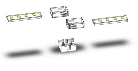 Cob Led Strip To Wire Connector Waterproof Led Adapter Connectors