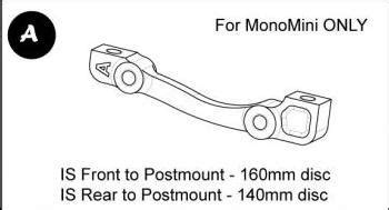 HOPE Mount A For Disc Brakes 17 99 Disc Brake Mounts Disc