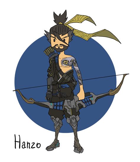 Artstation Hanzo Overwatch