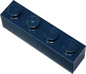 Amazon LEGO Parts And Pieces Dark Blue Earth Blue 1x4 Brick X50