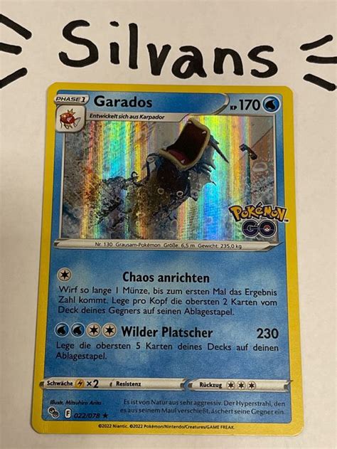 Garados Holo 022 078 Pokemon GO Deutsch Kaufen Auf Ricardo