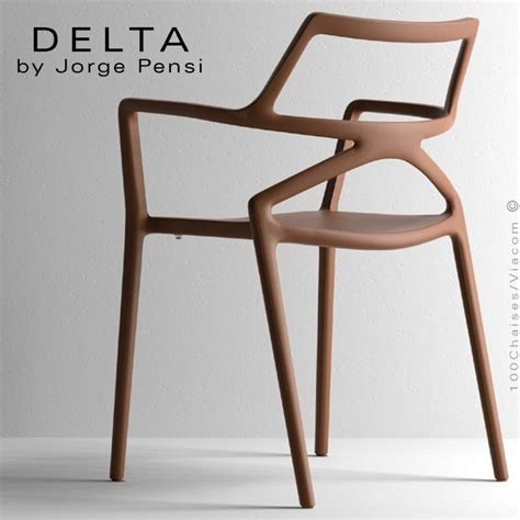 Fauteuil Design DELTA Structure Et Assise Coque Plastique Couleur Avec