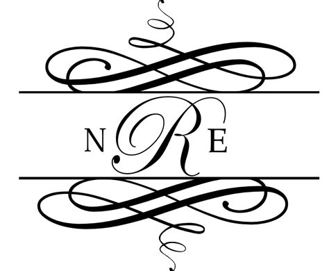 Monogram Clip Art Clipart Best