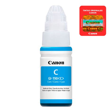 Botella De Tinta Canon Cian Gi C Ml Pcservice