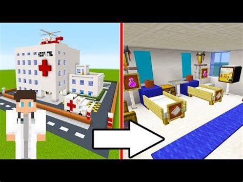 Minecraft Tutorial: How To Make A Hospital Part 2 Interior "City Build ...