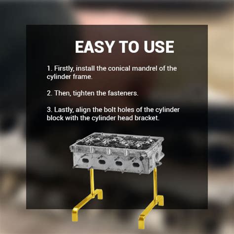 Cylinder Head Stand Holder Tool