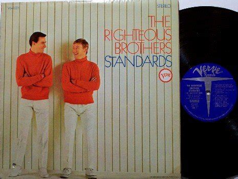 Righteous Brothers The Standards Vinyl LP Record Verve Stereo Rock