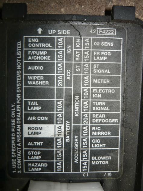 Diagrama De Fusibles Nissan Sentra Fuse Box Diagram Nis