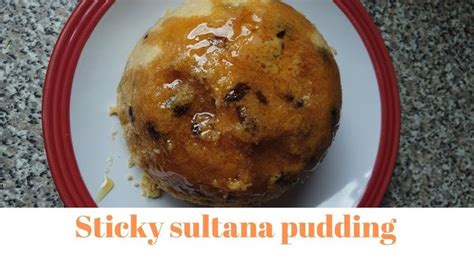 Sticky Sultana Pudding Cake Mixture Pudding Sultana