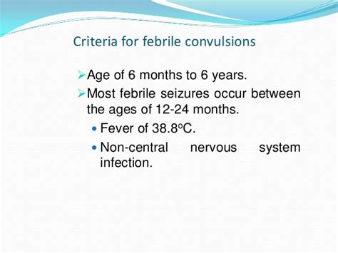 Febrile convulsions 2013