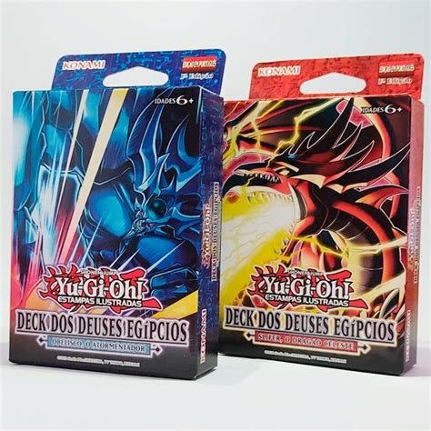 Kit 2x Decks Estruturais Deuses Egípicios Slifer Obelisco Mercado