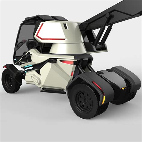 Janus Future Material Handler Excavator Concept Behance