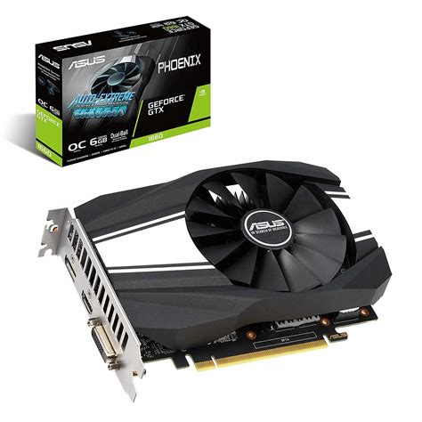 ASUS Phoenix Nvidia GeForce GTX 1660 OC Edition 6GB GDDR5 GPU | at ...