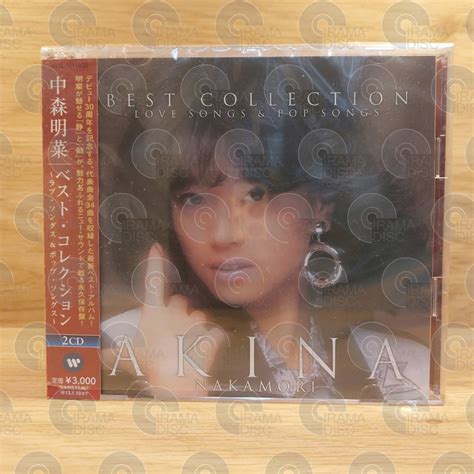 Jual Cd Album Original Akina Nakamori Best Collection Love Songs And Pop